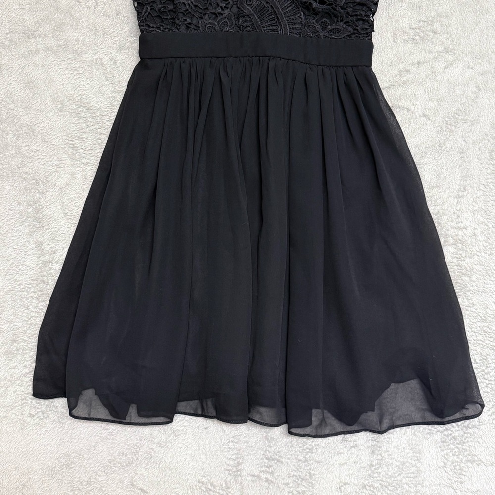 NWT Lulus Black Lace Skater Dress Size XS – Cocktail, Prom, Evening - Picture 7 of 16